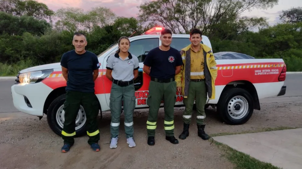 Bomberos merlinos colaborarán en extinguir los incendios en la Patagonia