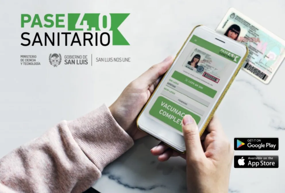 A través de la App Pase Sanitario 4.0 se podrá verificar el estado de esquema de vacunación