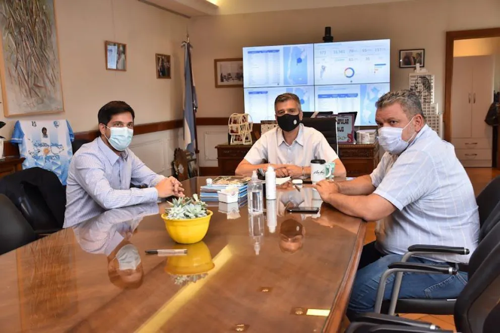 Trabajo en conjunto entre los ministros de Desarrollo Social de la Provincia y la Nación