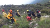 Villa de Merlo: Rescatan a un parapentista que cayó cerca del Mirador del Sol