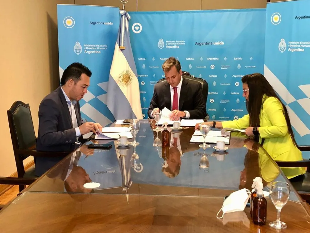 San Luis firmó tres convenios con el Ministerio de Justicia de la Nación