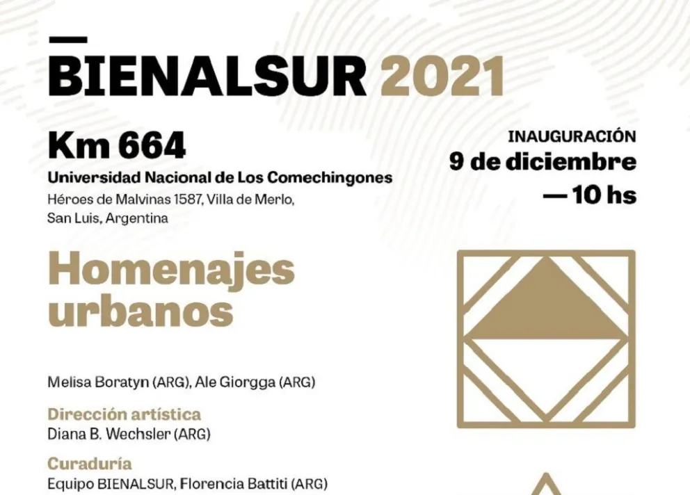 La Universidad Nacional de los Comechingones será sede de la BIENALSUR 2021 