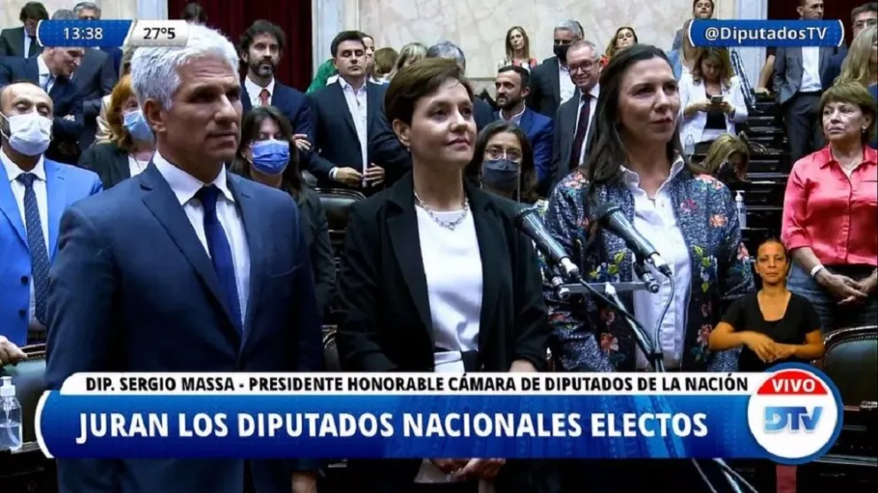 Claudio Poggi, Karina Bachey y María José Zanglá juraron como diputados nacionales