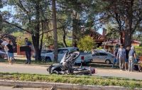 Dos motos chocaron en Ruta 5: tres personas hospitalizadas