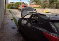 Villa de Merlo: robó una campera de una camioneta, prendió fuego el vehículo, pero lo atraparon