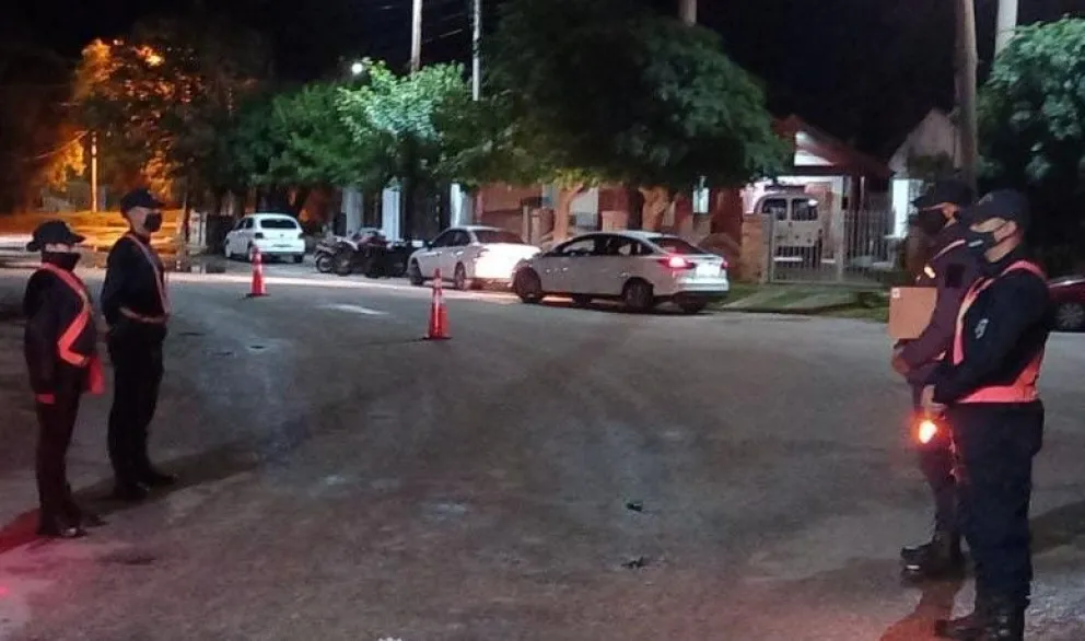 Mega operativo policial en Santa Rosa del Conlara