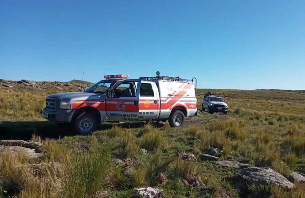 Rescataron a una mujer en lo más alto de las Sierras Comechingones