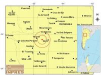 Temblor se sintió en Santa Rosa del Conlara, Concarán y Villa de Merlo