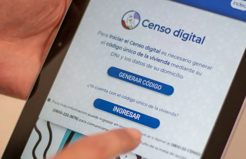 A partir de este miércoles comienza el Censo Digital