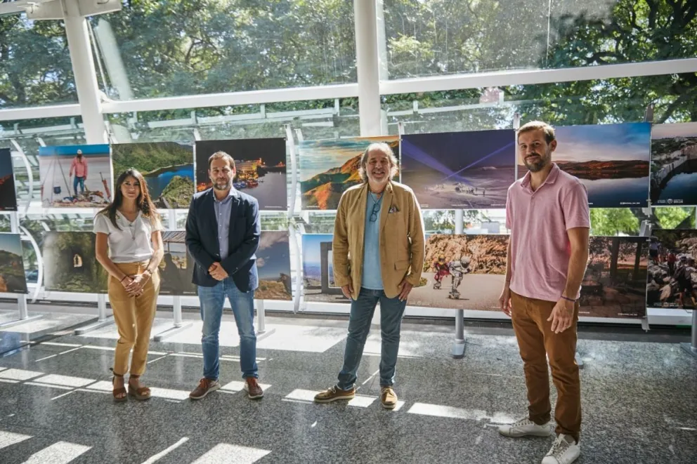 Los paisajes de San Luis en el aeropuerto de CABA