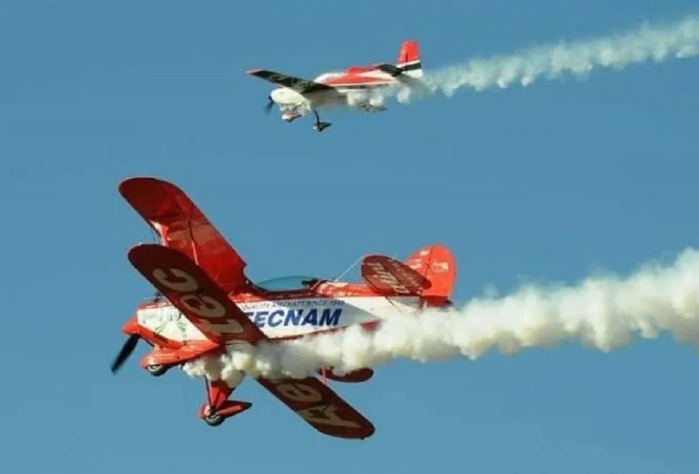 Vuelos acrobáticos, el gran atractivo para el aniversario del Aeropuerto Valle del Conlara