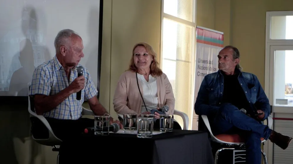 Conmovedor encuentro con tres sobrevivientes de la ESMA en la Universidad Nacional de los Comechingones