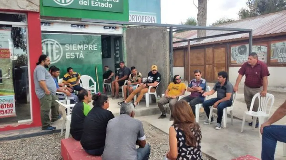 Reunión de Referentes Municipales de ATE San Luis en la sede de Villa de Merlo
