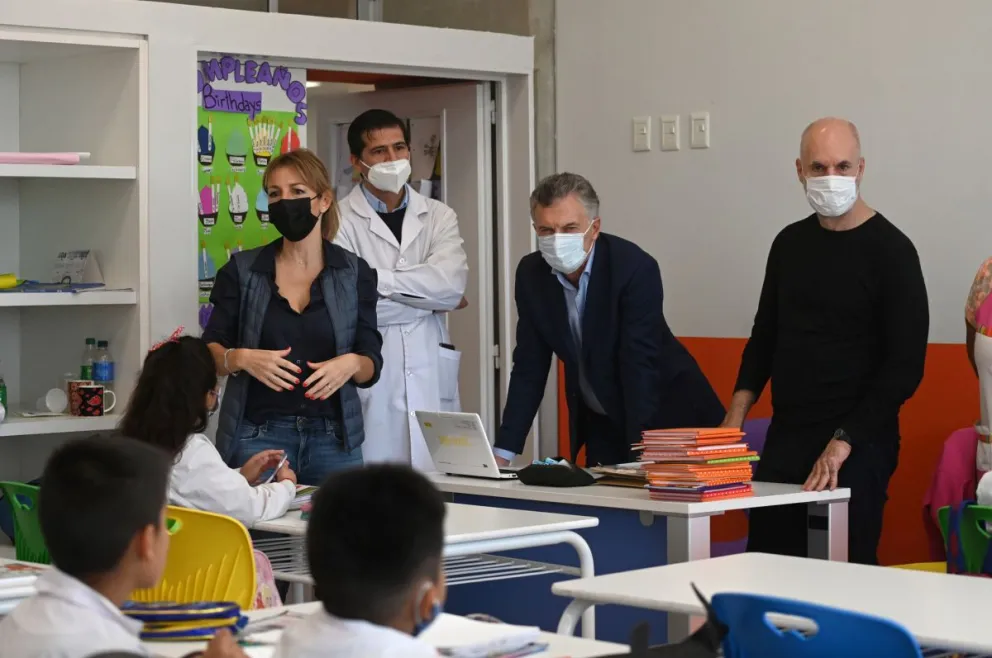 Rodríguez Larreta con Macri: “Entendemos a la educación como política de Estado”