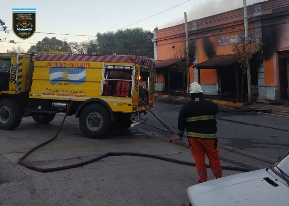 “Advirtieron el incendio gracias a un niño que se despertó para ir al baño”